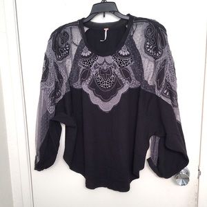 FREE PEOPLE Boho Top NWOT